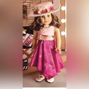 Rebecca American girl doll with outfits and her cats and rare chair